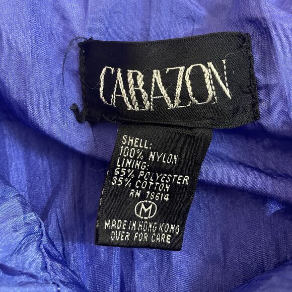 Cabazon Vintage 80s Windbreaker Lined Women's Size M Purple Pink - Picture 11 of 13